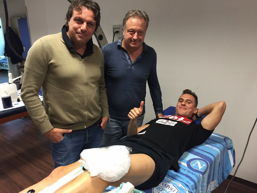 Milik, iniziate le terapie di riabilitazione a Castel Volturno preview