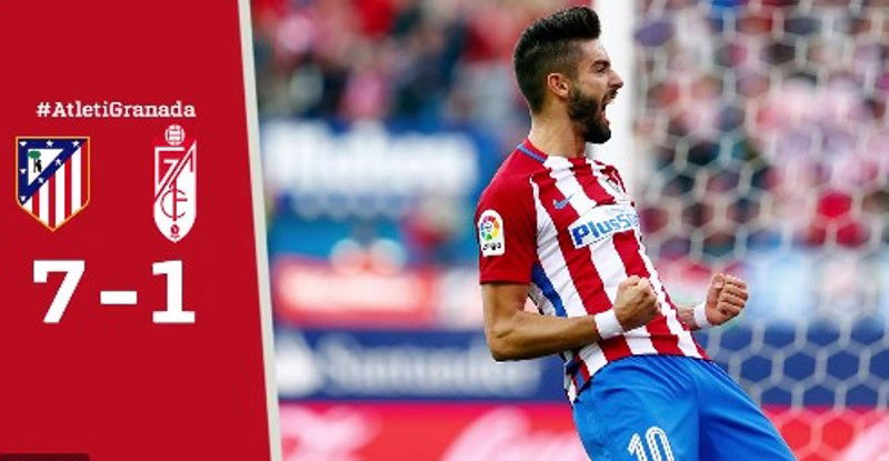 Liga: ciclone Atletico, settebello al Granada. Carrasco ne fa 3 preview