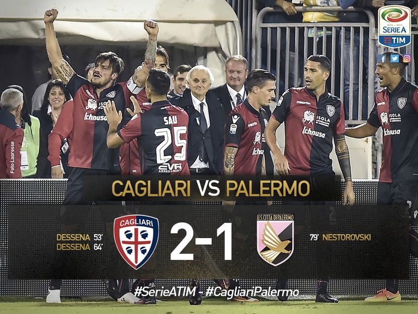 Serie A: Cagliari-Palermo 2-1, doppio Dessena da sogno! preview