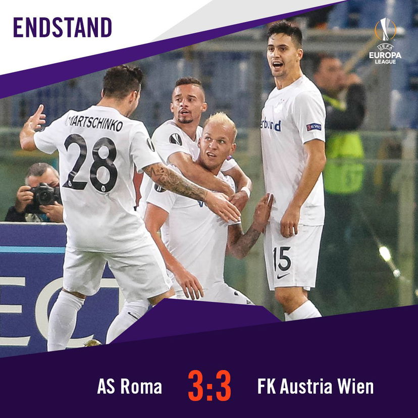 Roma, che black out! L’Austria Vienna rimonta due gol nel finale, 3-3 all’Olimpico preview