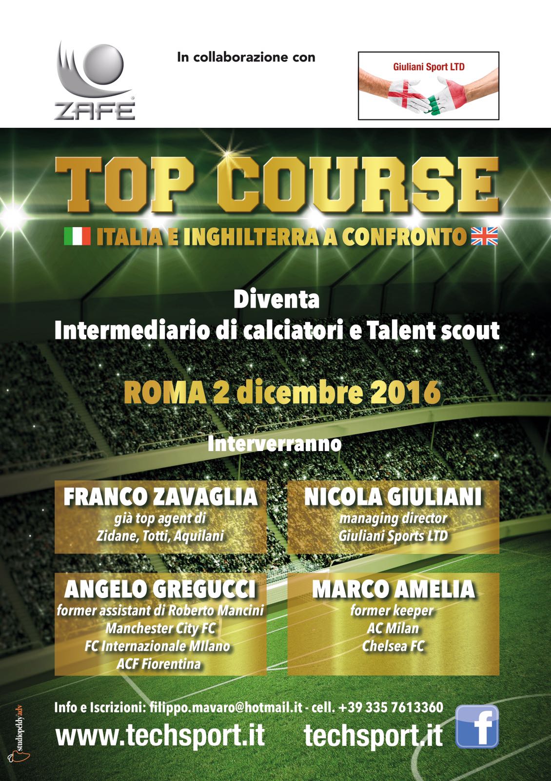 Il 2 dicembre a Roma corso per intermediari e talent scout article-post