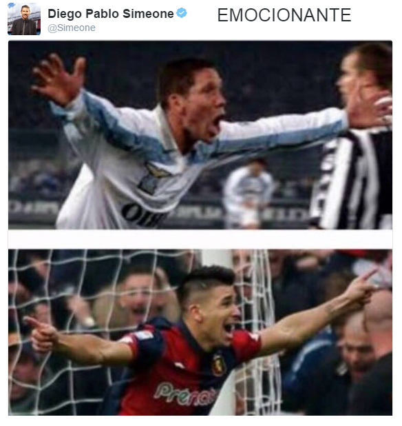Simeone celebra il figlio con un tweet: “Emozionante” preview