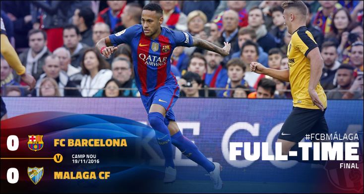 Liga: Stop casalingo per il Barcellona, contro il Malaga finisce 0-0 preview