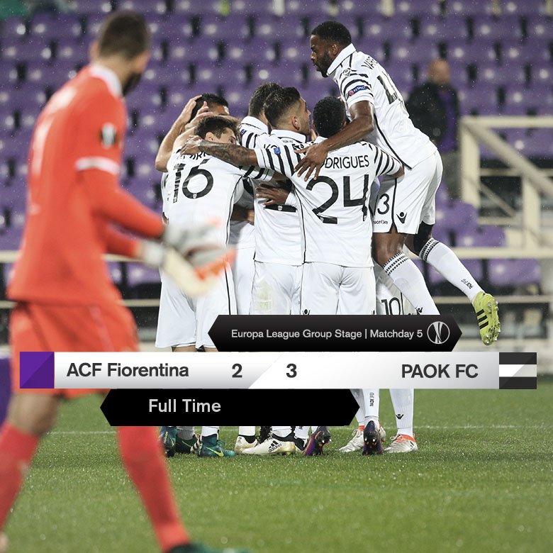 Europa League: Fiorentina-Paok 2-3, viola beffati all’ultimo respiro preview