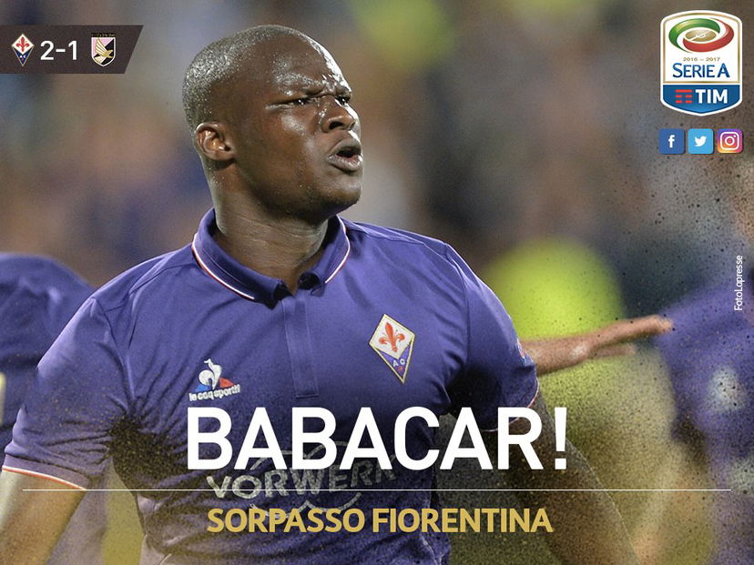Serie A: Babacar beffa Corini al 93′, Fiorentina-Palermo è 2-1 preview
