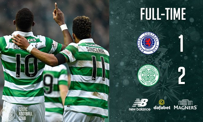 Il Celtic fa suo il derby di Glasgow, Dembele e Sinclair ribaltano il vantaggio dell’eterno Miller preview