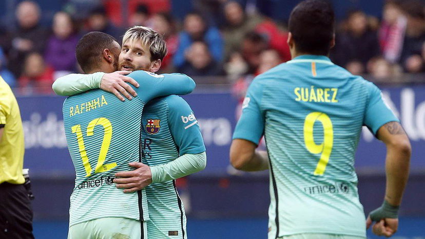 Liga: Suarez e doppio Messi, 3-0 del Barcellona all’Osasuna preview