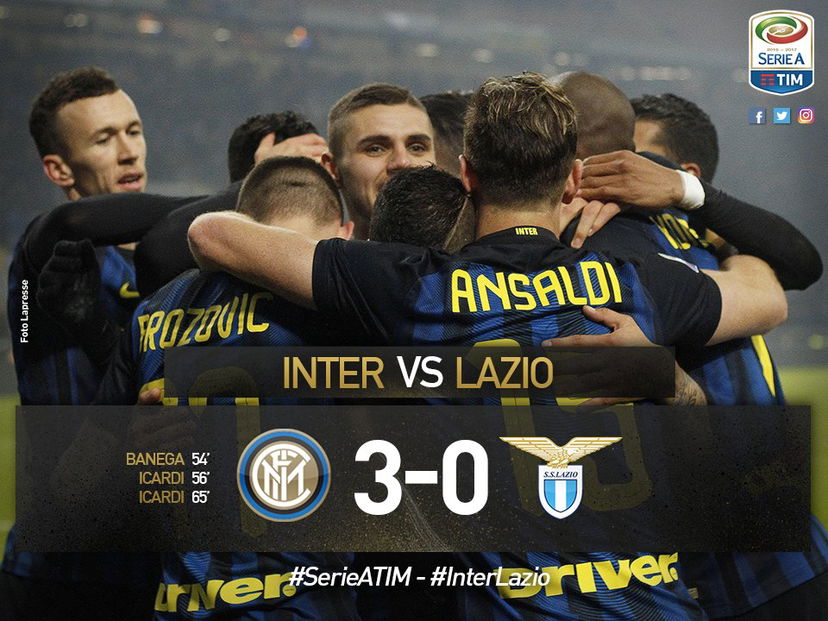Banega apre, Icardi bussa due volte: Inter-Lazio 3-0, terza vittoria di fila per i nerazzurri preview