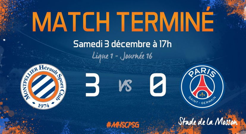 Ligue 1: crollo Psg, pesantissimo 3-0 a Montpellier preview
