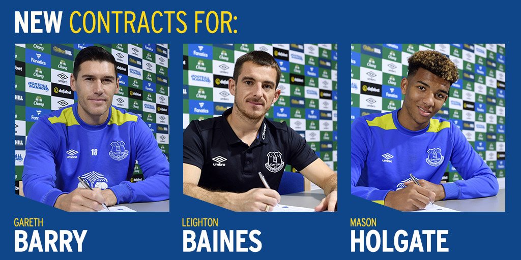 Ufficiale: Everton, rinnovano Baines, Barry e Holgate article-post