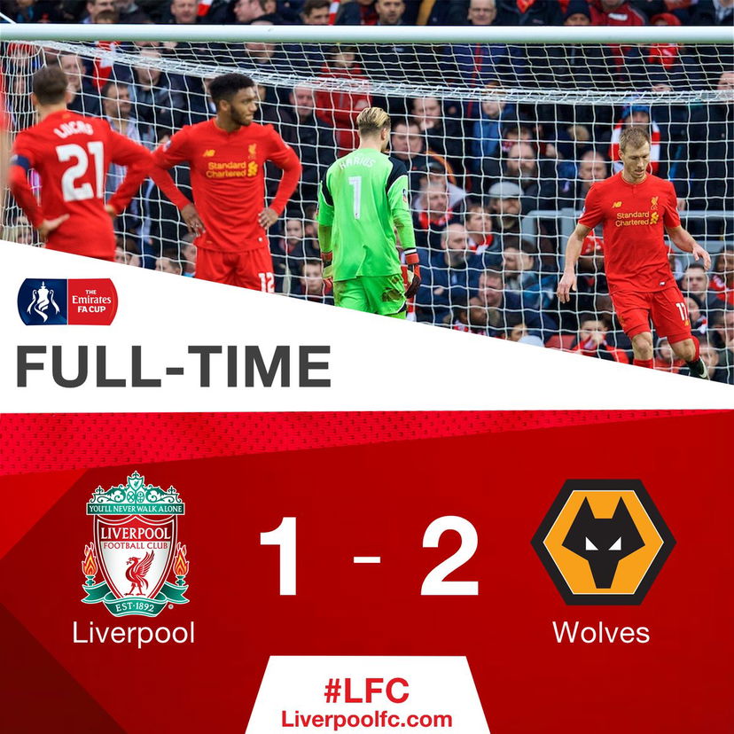 FA Cup: Liverpool eliminato, il Wolverhampton espugna Anfield e vola agli ottavi preview