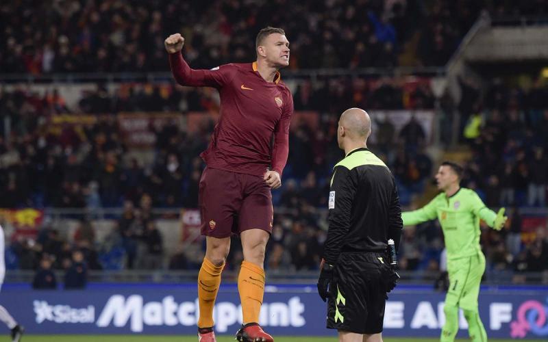 Dzeko Twitter Roma