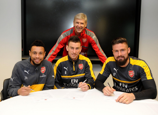 Ufficiale: Arsenal, rinnovano i francesi Coquelin, Giroud e Koscielny preview