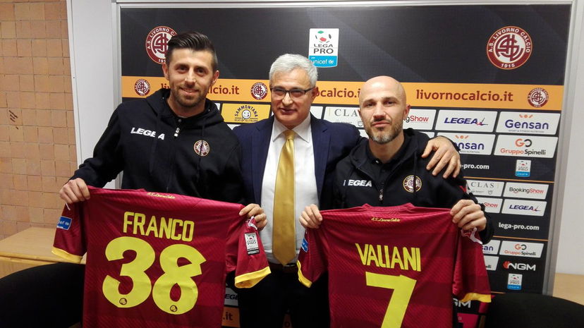 Valiani e Franco si presentano: “Felici di essere nel Livorno” preview