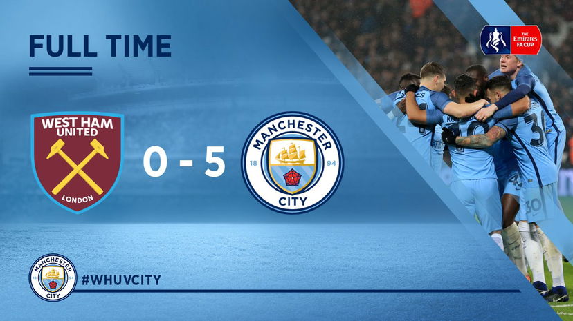 FA Cup: Manchester City, manita al West Ham. Guardiola vola ai sedicesimi preview