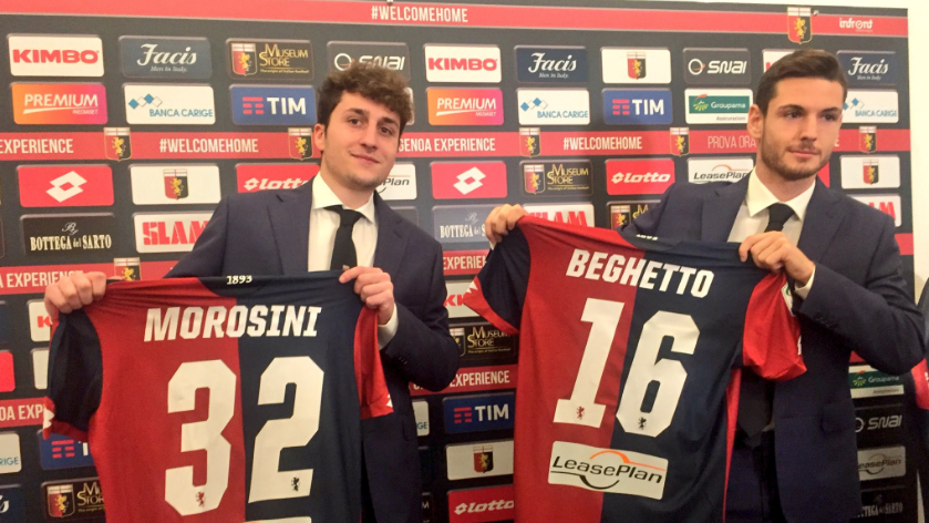 Morosini e Beghetto in coro: “Genoa, che emozione! Siamo a disposizione di Juric” article-post