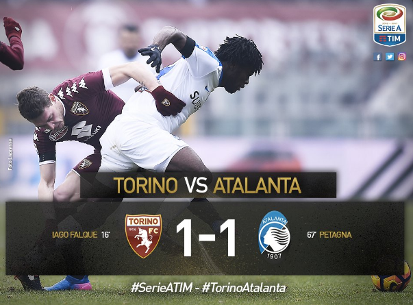 Il Toro sbatte contro il muro Atalanta, Petagna risponde a Iago Falque preview