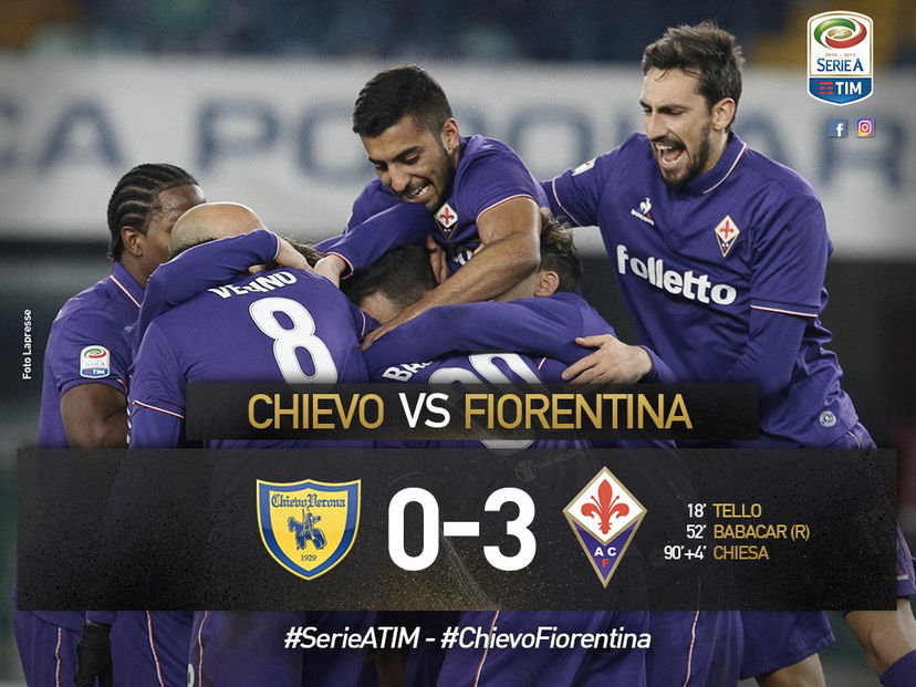 Serie A: Chievo-Fiorentina 0-3, prima gioia per Federico Chiesa preview