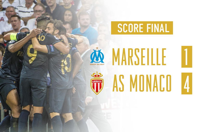 Ligue 1: il Monaco dilaga in casa Marsiglia e aggancia il Nizza in vetta preview