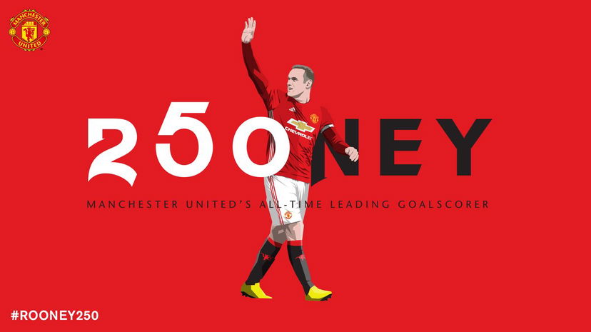 Rooney fa 250: mai nessuno come lui nella storia United, scavalcato Bobby Charlton preview