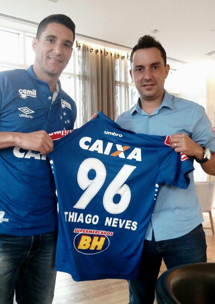 Ufficiale: Thiago Neves torna in Brasile, triennale con il Cruzeiro preview