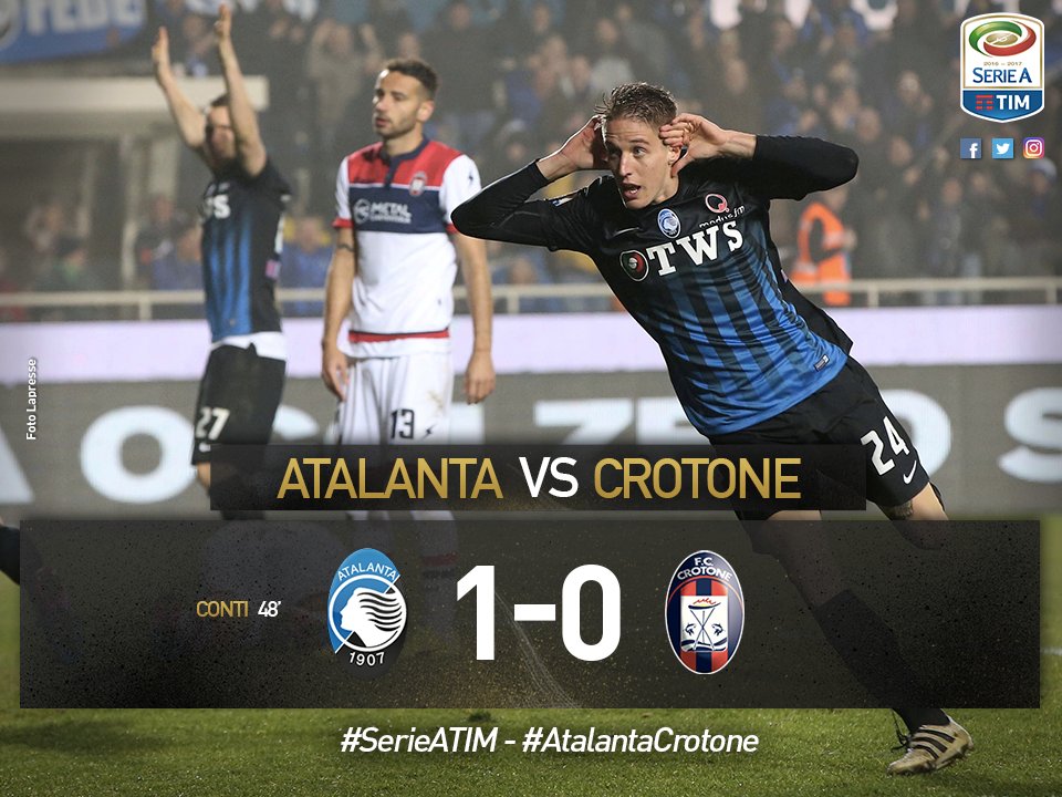 Serie A: Conti piega il Crotone, l’Atalanta sigilla il quarto posto article-post