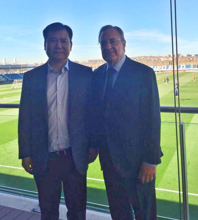 Inter, incontro a Madrid tra Jindong Zhang e Florentino Perez preview