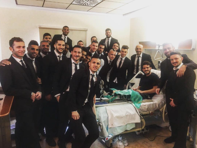 La Roma in ospedale per far visita a Florenzi: “Sono un calciatore fortunato” preview