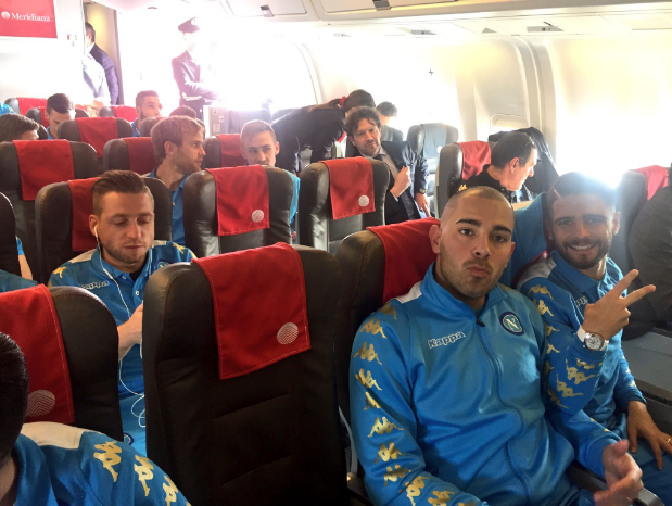 Napoli, azzurri in partenza per Madrid preview