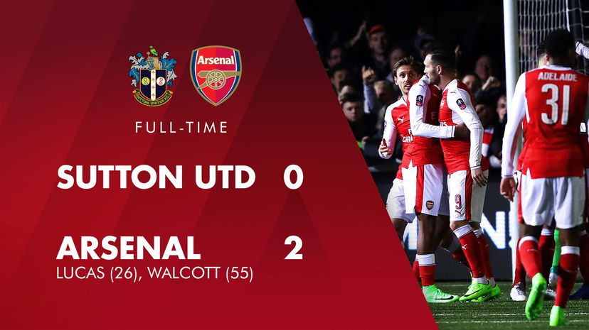 Coppa d’Inghilterra: Arsenal ai quarti, niente da fare per il Sutton preview