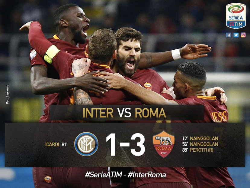 Serie A: Inter-Roma 1-3, i giallorossi incantano con super Nainggolan! preview