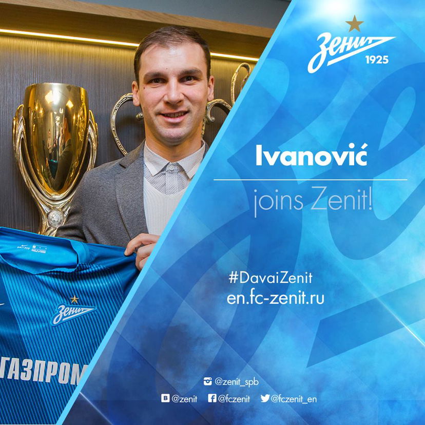 Zenit, ecco Ivanovic: “Posso giocare ad alti livelli ancora per molte stagioni” preview