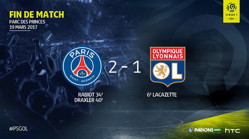 Ligue 1: Rabiot e Draxler piegano il Lione, Psg a -3 dalla vetta preview