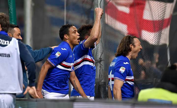 Muriel derby Twitter Samp