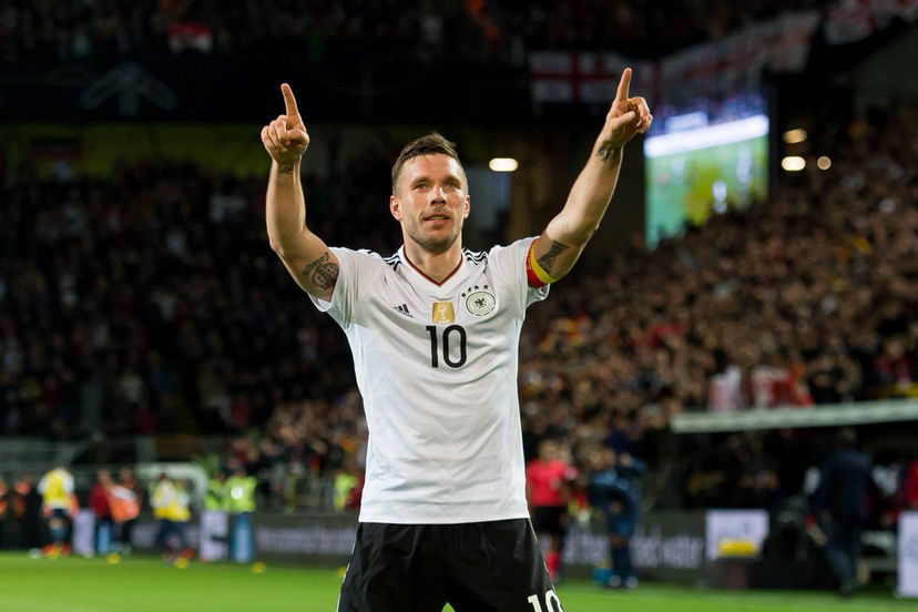 Podolski, addio da favola: emozioni e un gol pazzesco all’ultima con la Germania preview