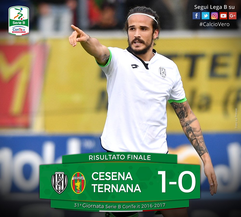 Serie B: Cesena-Ternana 1-0, decide Rodriguez article-post