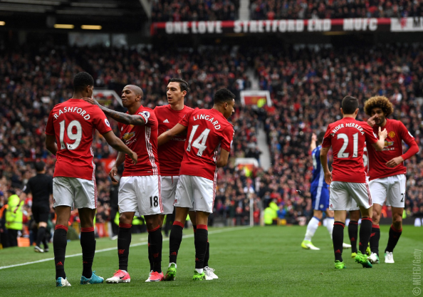 United-Chelsea 2-0, stavolta Mou batte Conte. In gol Rashford e Herrera preview