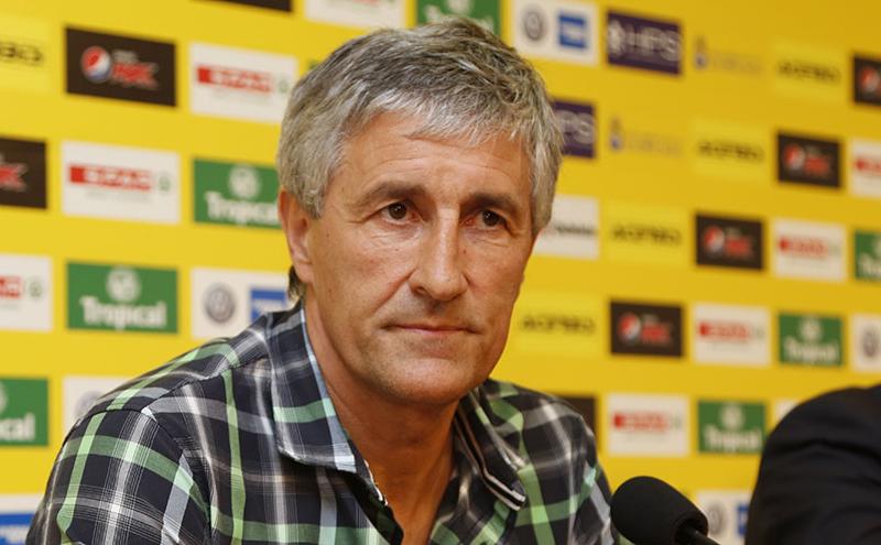 Quique Setien sito Las Palmas