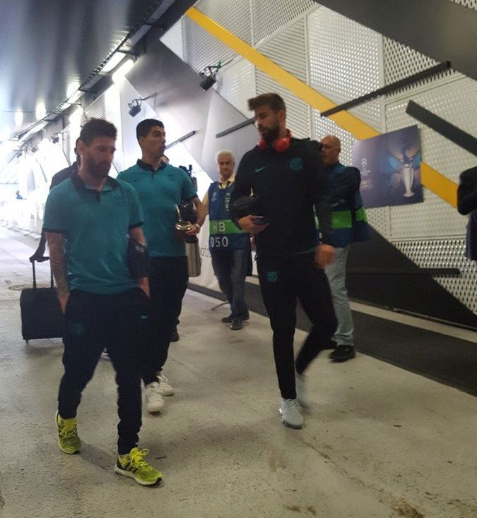 Juventus-Barcellona, via al countdown: blaugrana arrivati allo Stadium preview