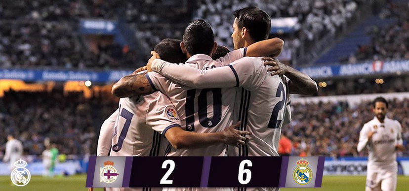 Il Real risponde al Barça con un altro festival del gol, 6-2 al La Coruña senza BBC preview