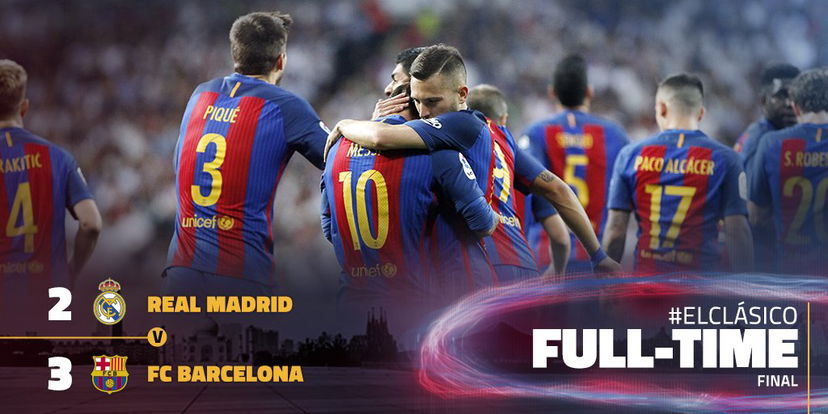 Sondaggio: solo il 27% aveva previsto il successo del Barça nel Clásico preview