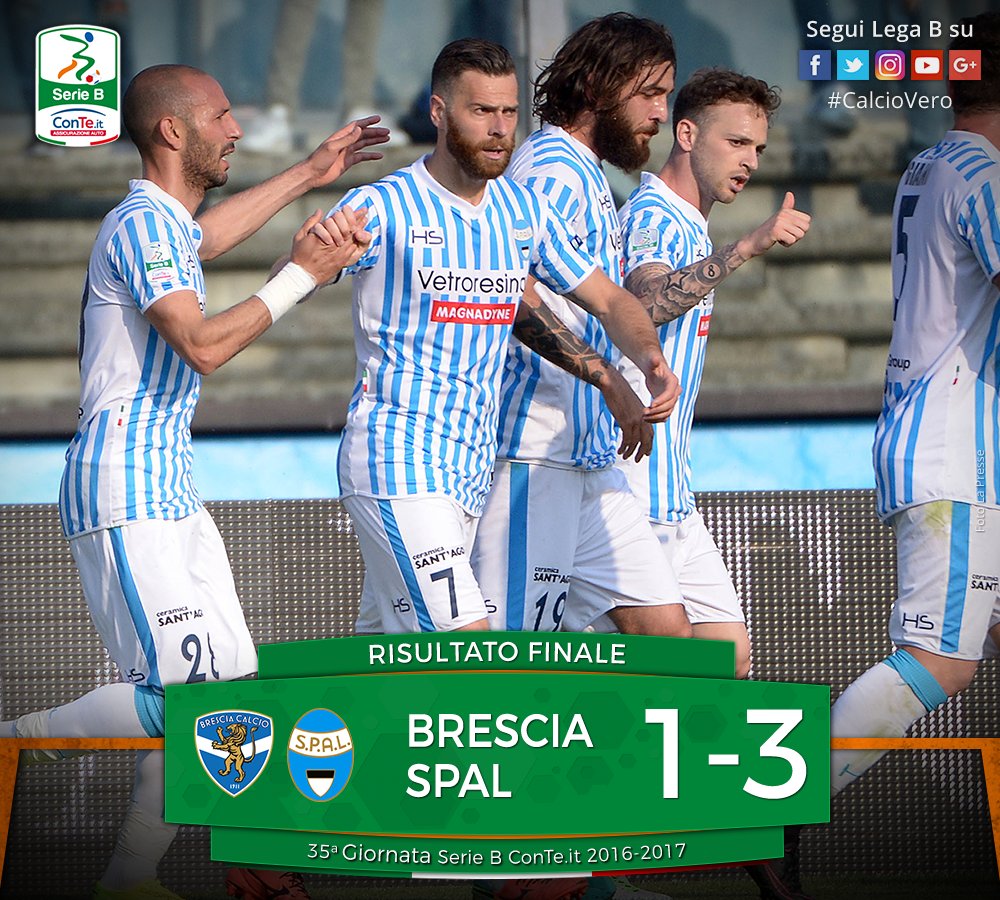 Serie B: La Spal Espugna Brescia E Riconquista Il Primato, Al Rigamonti ...