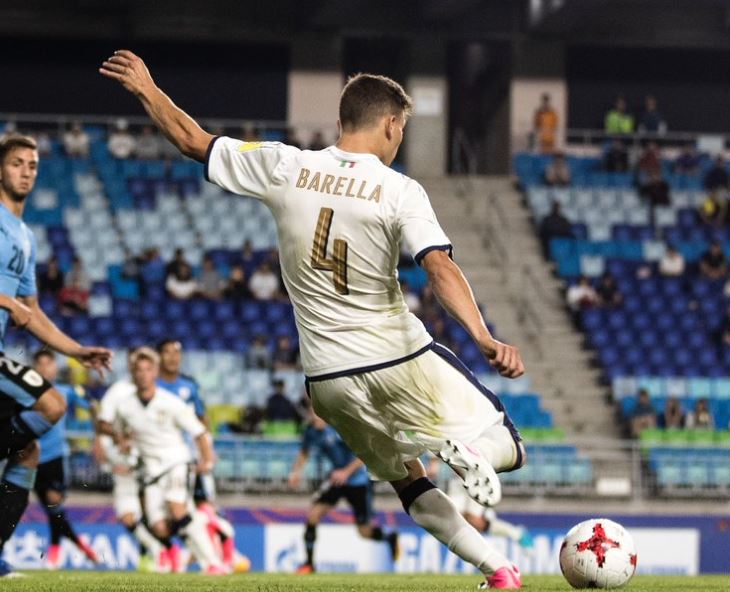 Mondiale Under 20: frattura alla mano per Barella, domani tornerà in Italia preview