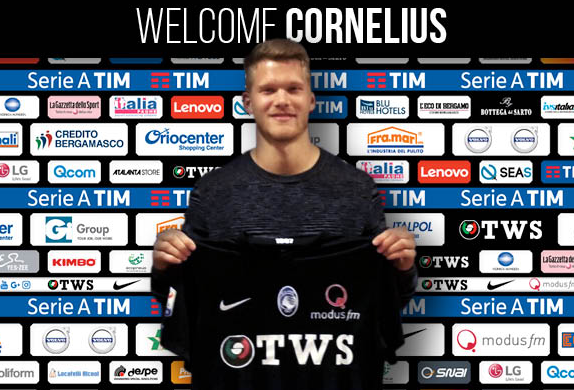 Ufficiale: Atalanta, preso l’attaccante danese Andreas Cornelius preview