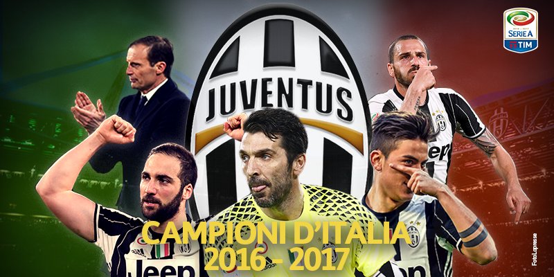 Serie A: Juventus campione d’Italia 2016/17. Ecco l’albo d’oro preview