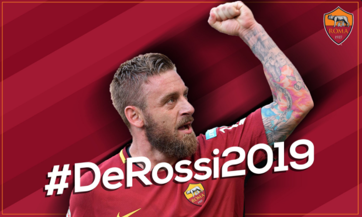 Nessuna sorpresa: De Rossi-Roma, rinnovo fino al 2019 preview