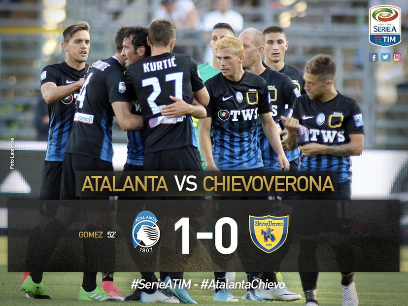 Serie A: l’Atalanta delle meraviglie chiude a 72 punti, il Papu Gomez stende il Chievo preview