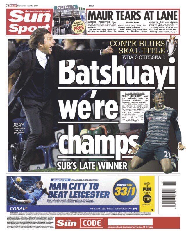 Chelsea campione, la stampa inglese celebra la cavalcata di Conte preview