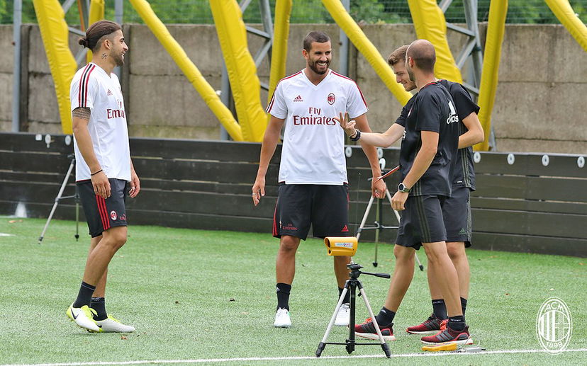 Milan: primo allenamento per Musacchio e Rodriguez in maglia rossonera. Le foto preview