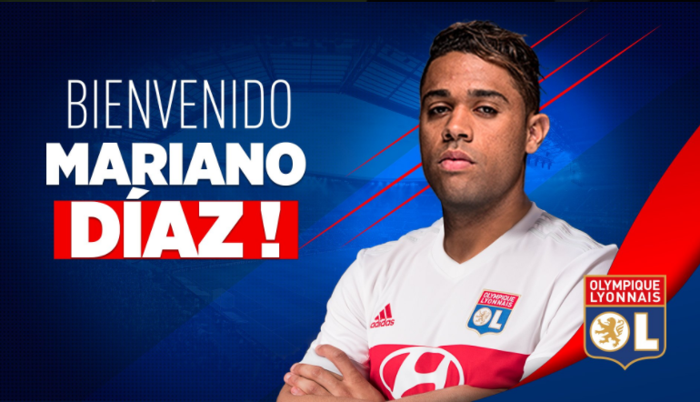 È ufficiale: Mariano Diaz al Lione, contratto fino al 2022 preview